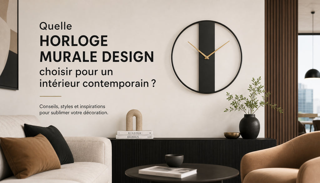 horloge murale design