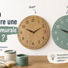 horloge murale bois