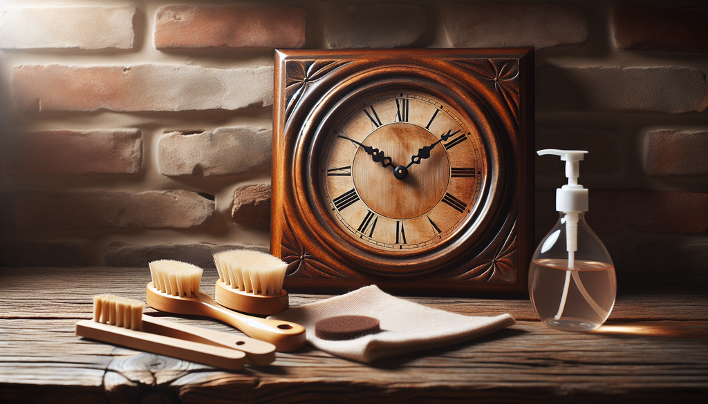 horloge murale bois