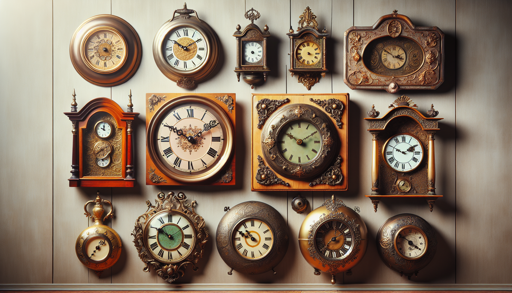 horloge murale vintage