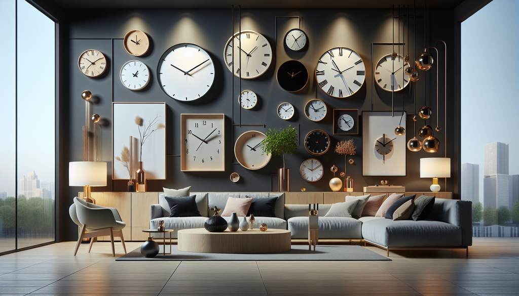 horloge murale design luxe