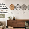 horloge murale bois