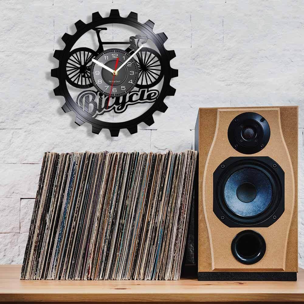 Horloge Murale En Disque Vinyle Bel Air 1953 - Vintage Maison, Salon, Bureau