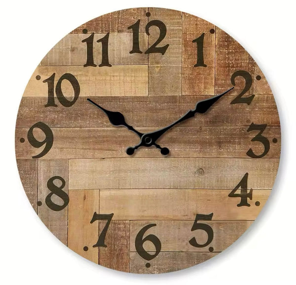 Horloge Bois Vintage Temps-des-horloges®