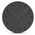 horloge scandinave noir creuse