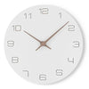 horloge bois blanc