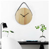 horloge bois corde ronde