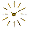 horloge design lettre