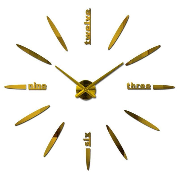 horloge design lettre