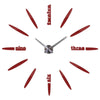 horloge design lettre