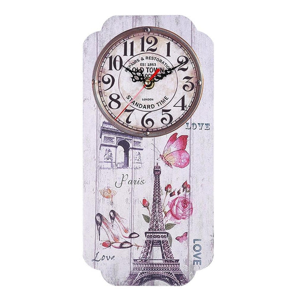 Horloge murale design vintage Paris Temps des Horloges