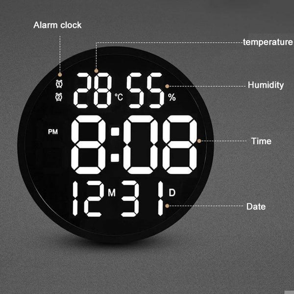 horloge numerique design