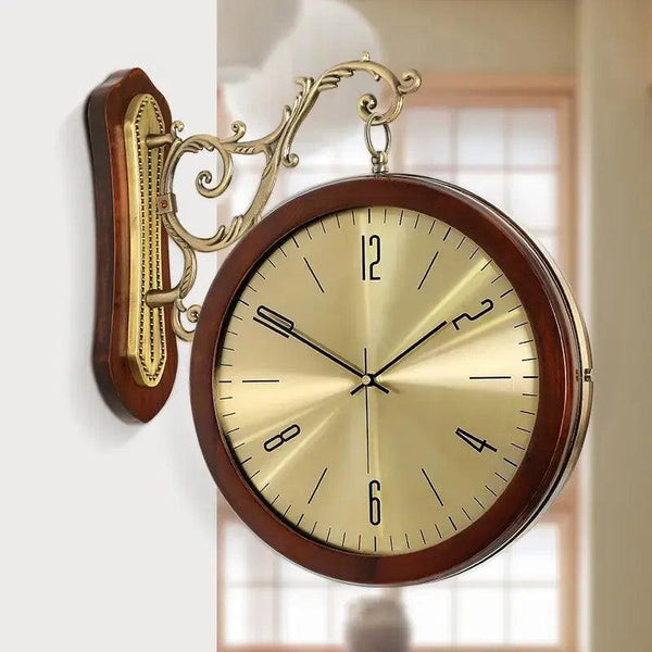 horloge double face vintage