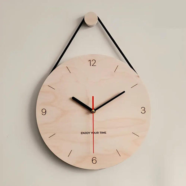 horloge en bois de bouleau