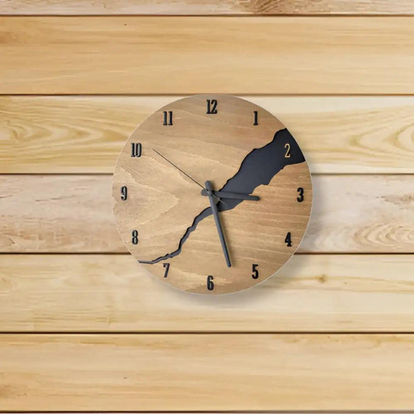 horloge bois design