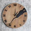 horloge bois design