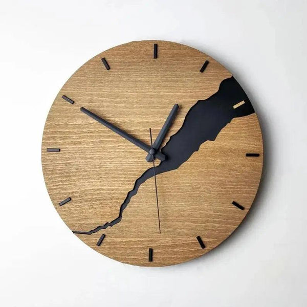 horloge bois design