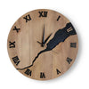 horloge bois design