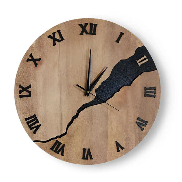 horloge bois design