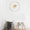horloge en bois minimaliste