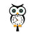 Horloge Murale Enfant Hibou Temps des Horloges