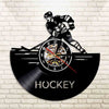 horloge vinyle hockey led