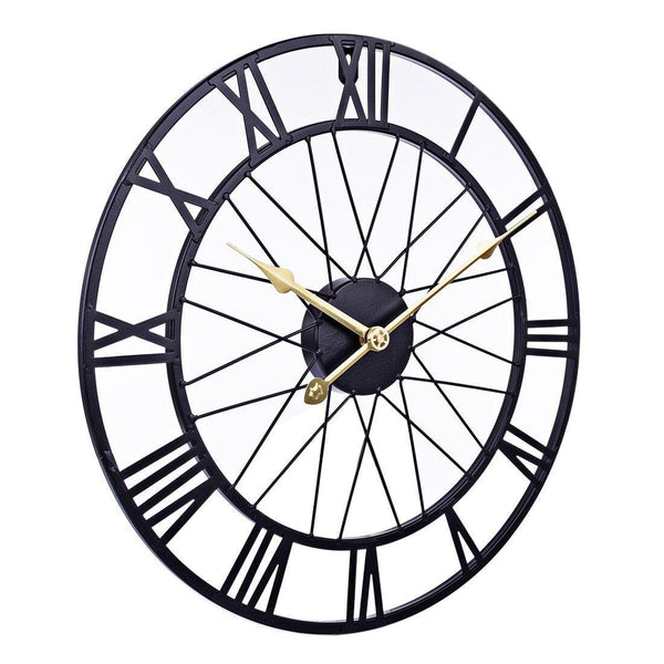 horloge industrielle etoile nordique