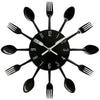 horloge cuisine couverts