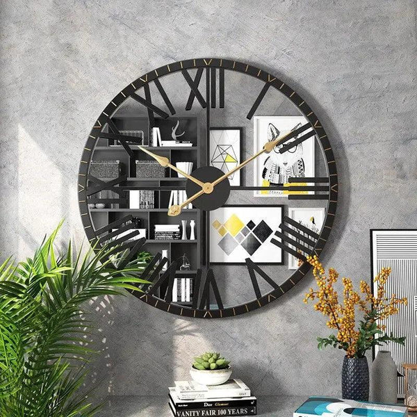 horloge miroir