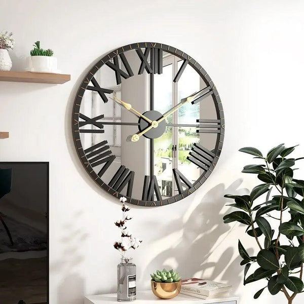 horloge miroir