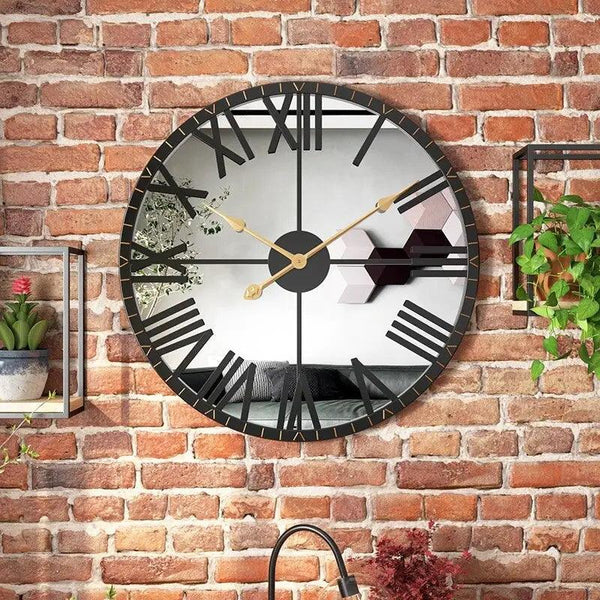 horloge miroir