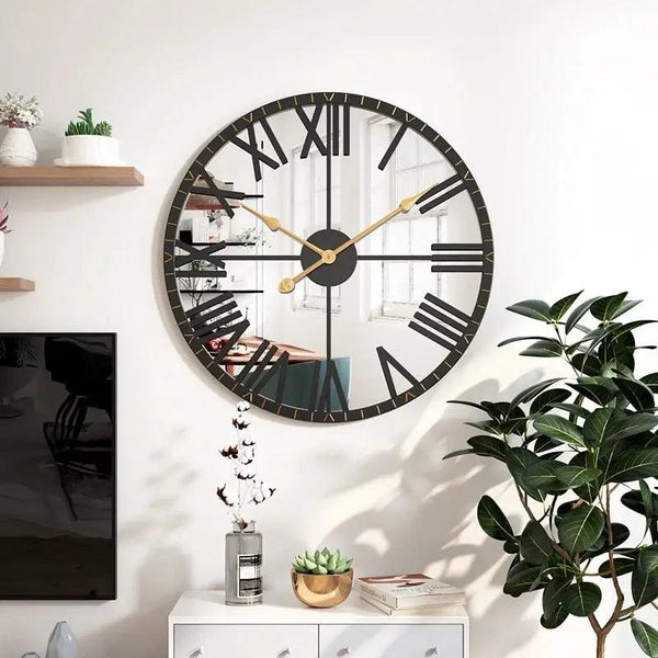 horloge miroir