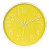 horloge moderne jaune