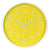 horloge moderne jaune
