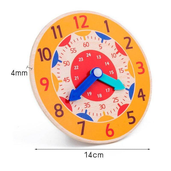 horloge enfant montessori