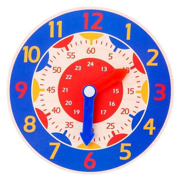 horloge enfant montessori