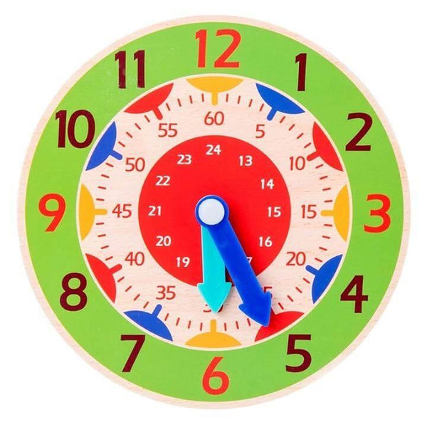horloge enfant montessori