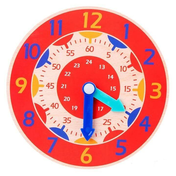 horloge enfant montessori