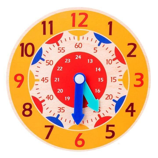 horloge enfant montessori