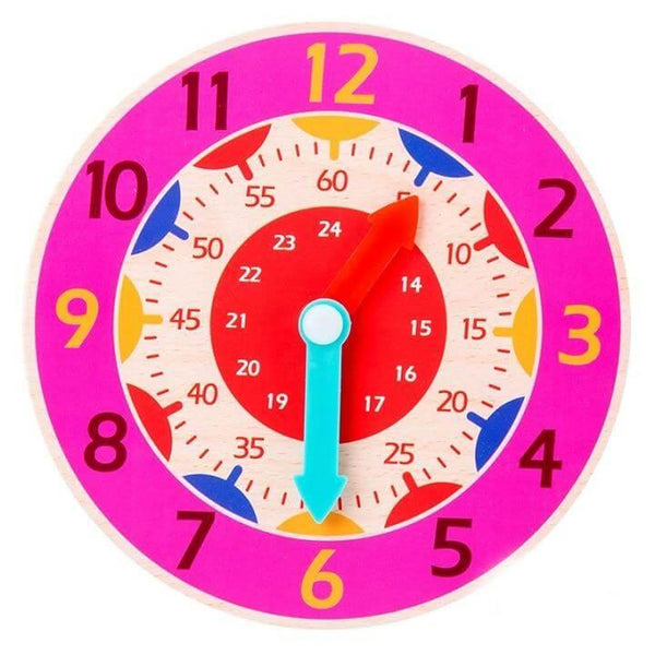 horloge enfant montessori