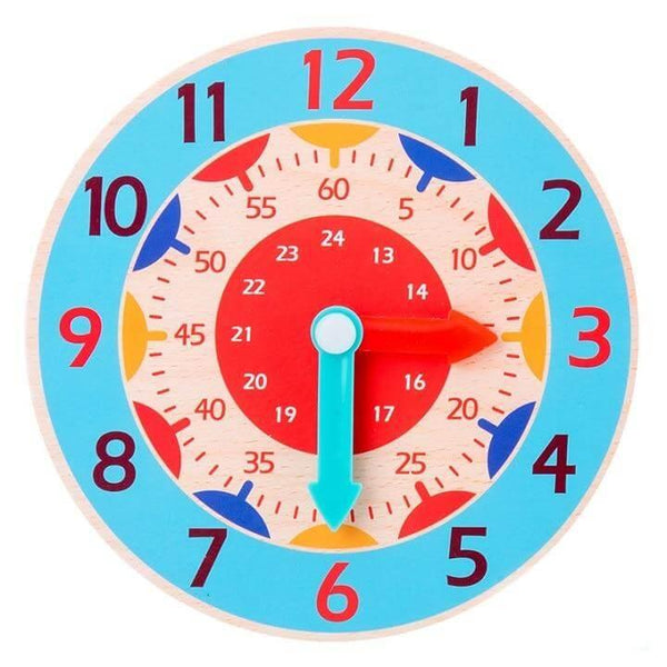 horloge enfant montessori