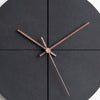 horloge scandinave noir
