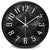 horloge design noire