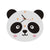 Horloge murale Panda pour enfant Temps des Horloges