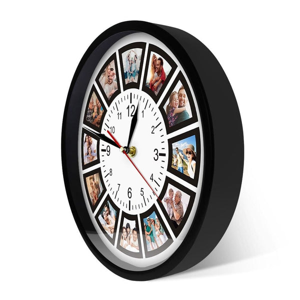 horloge cadre photo ronde