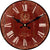 horloge vintage rouge