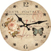 horloge carte de postale