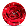 horloge design rose rouge