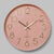 Horloge Murale Scandinave Rose Temps des Horloges