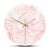 horloge design scandinave rose
